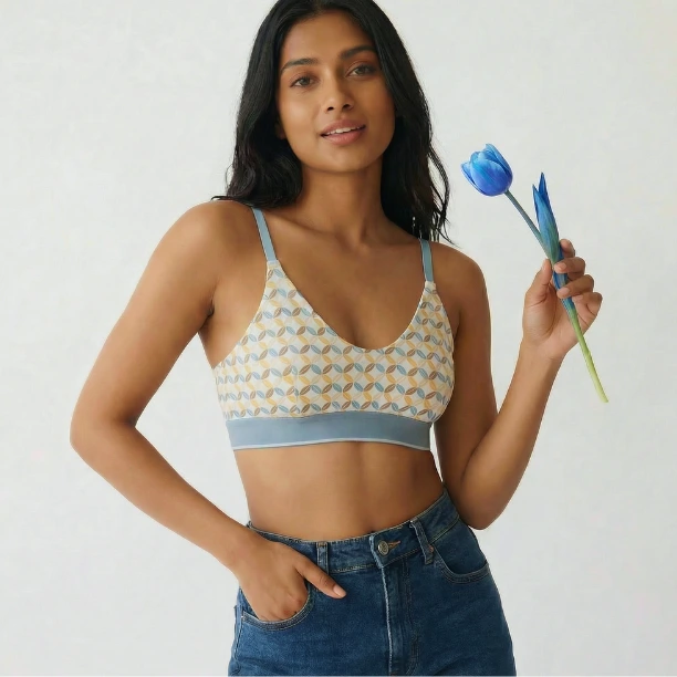 Ladies Bralette  – Super Soft Floral