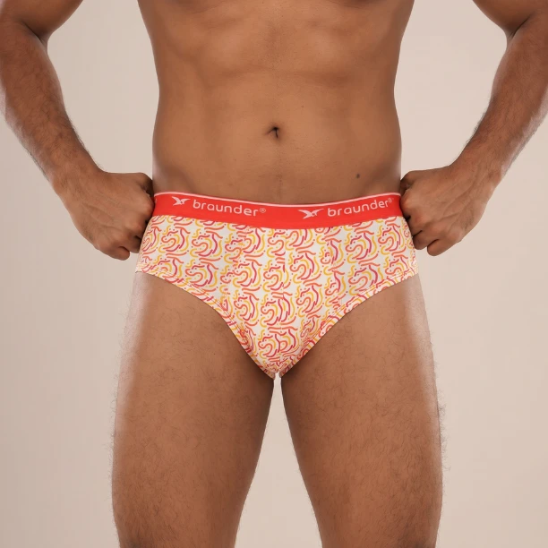 Men's Brief - Comfortable Spiral Fusion